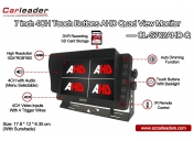 7 Inch Car Rear View Monitor With Touch Buttons