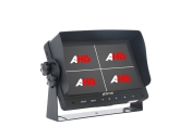 Carleader 7 Inch Touch Buttons 4CH Quad Display Vehicle AHD Monitor