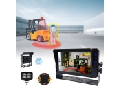 Carleader AI Pedestrian and Vehicle Detection Laser Light Warning Camera System for Forklift