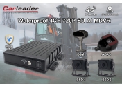 Carleader IP67 Waterproof AI 4CH SD Mobile DVR: Advanced Vehicle Monitoring Solution