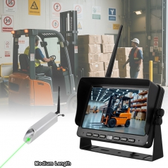 Wireless Magnetic Forklift Camera System Support Laser Positioning Medium Size