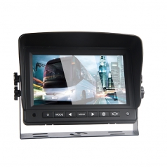 7 inch Rear View Car Monitor With 2CH Video Inputs